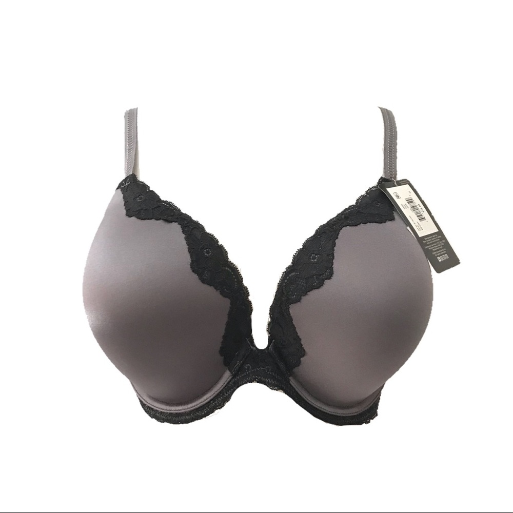 Maidenform Bra Plus Size 38DD 40C 38D Up Gray New